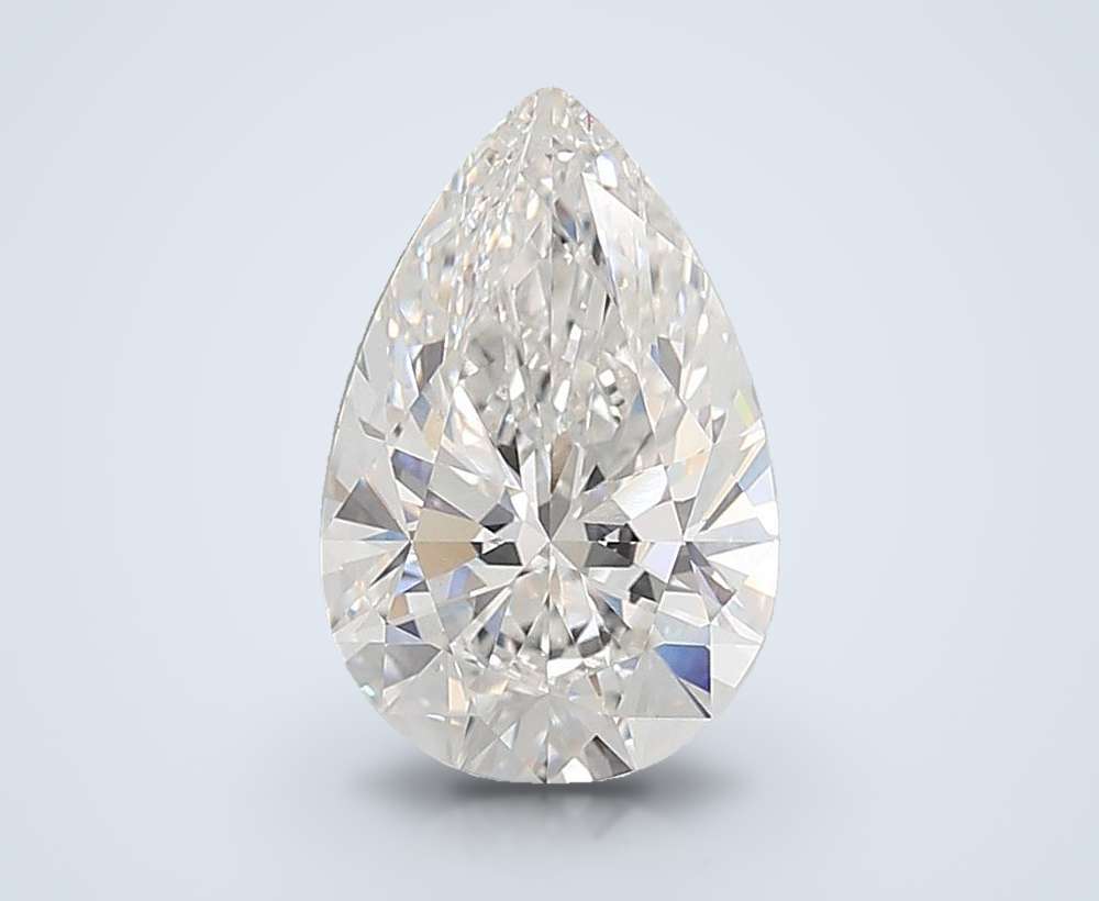 6.25 Carat Pear Lab Diamond