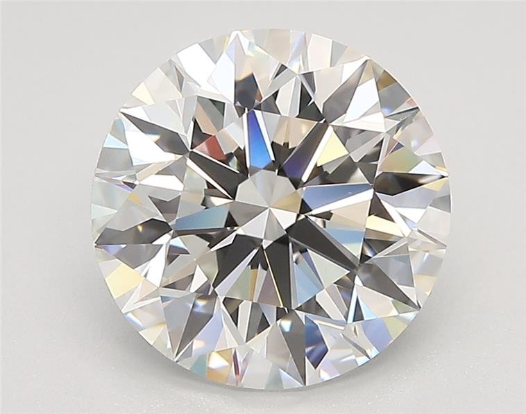 3.29ct F VS1 Rare Carat Ideal Cut Round Lab Grown Diamond