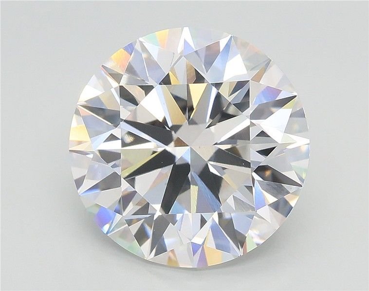 5.06ct F VS1 Rare Carat Ideal Cut Round Lab Grown Diamond