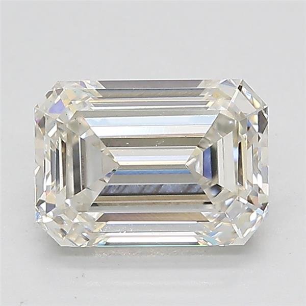 1.62ct H VS1 Rare Carat Ideal Cut Emerald Lab Grown Diamond