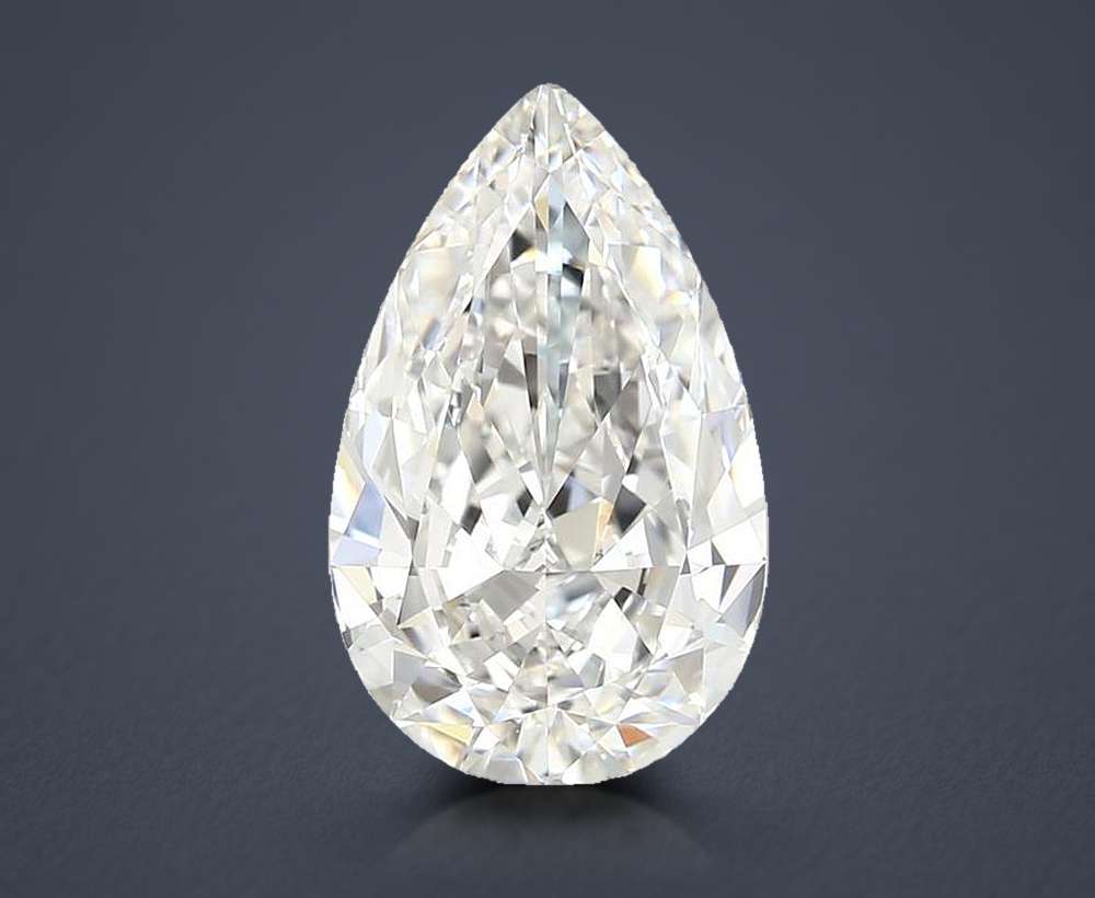 1.57 Carat Pear Natural Diamond