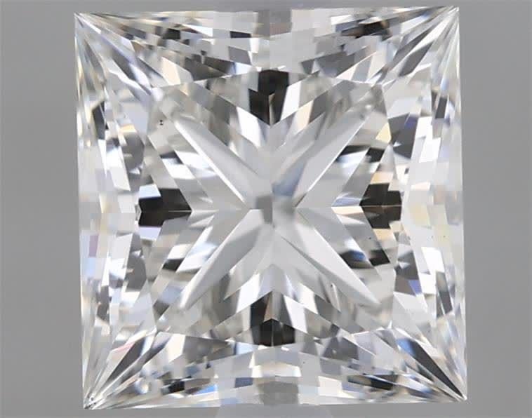 1.37ct G VS1 Rare Carat Ideal Cut Princess Lab Grown Diamond