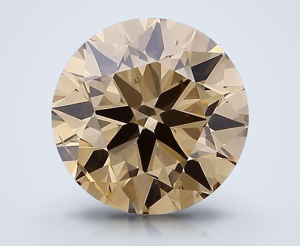 2.00 Ct. Fancy Brown Round Lab Diamond