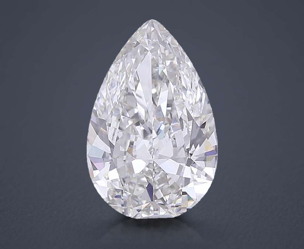8.00 Carat Pear Lab Diamond