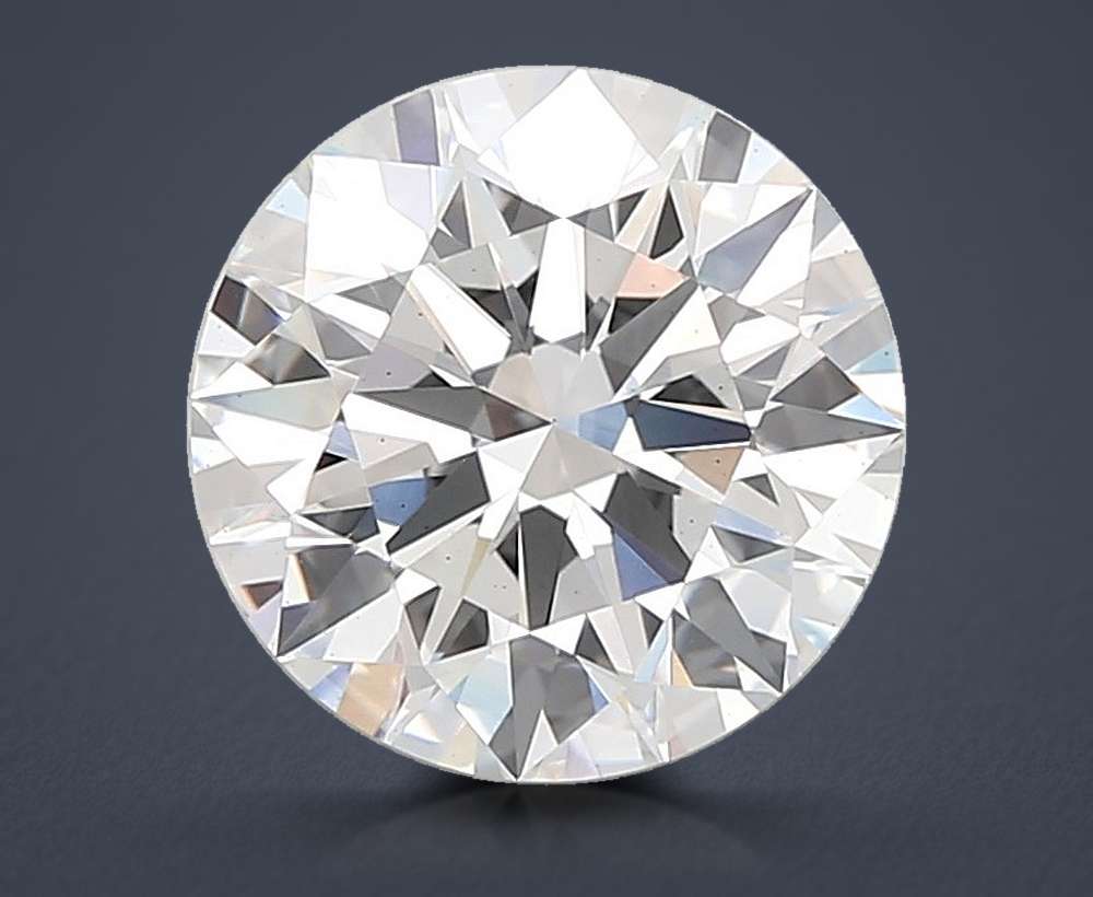 4.07 Carat Round Lab Diamond