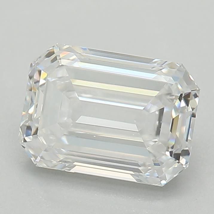 0.81ct D VVS2 Rare Carat Ideal Cut Emerald Lab Grown Diamond