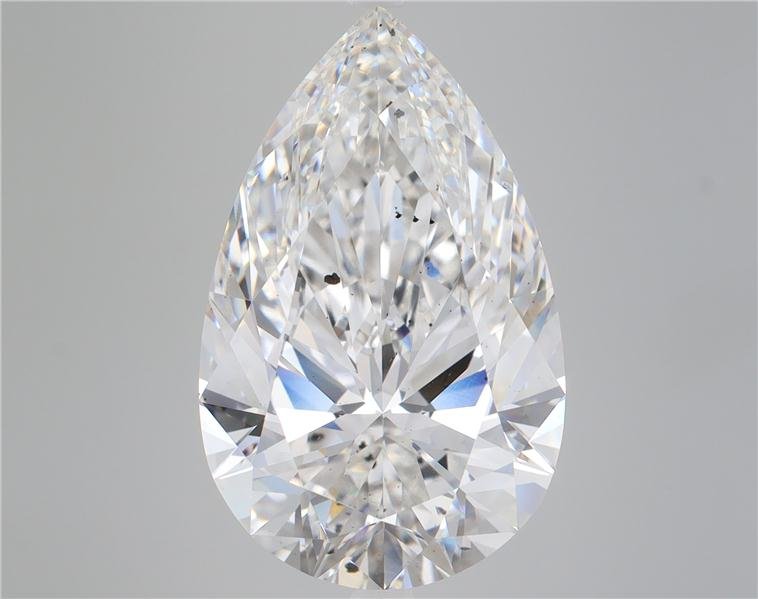 11.39ct F SI1 Rare Carat Ideal Cut Pear Lab Grown Diamond