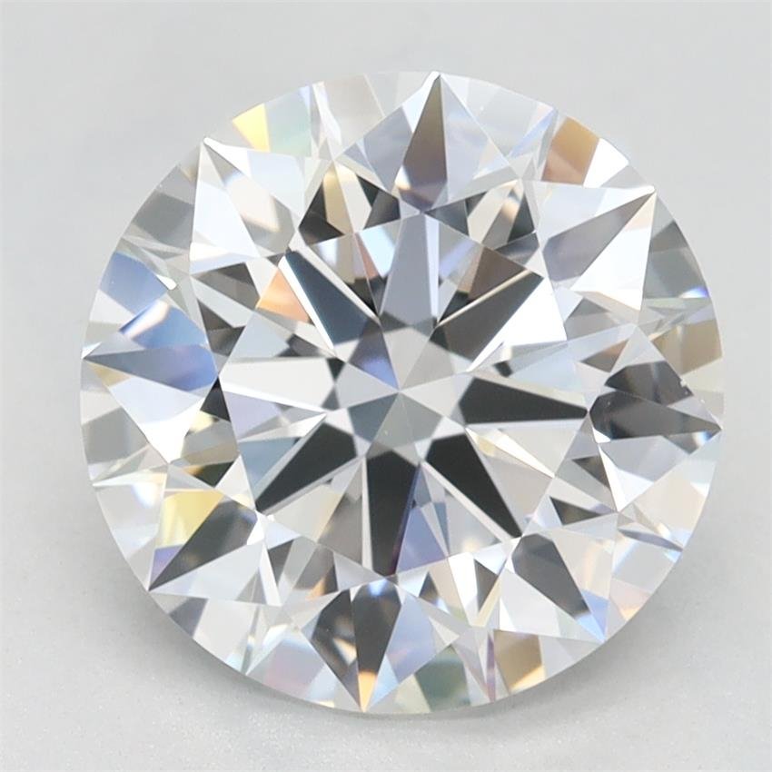 2.57ct D VVS1 Rare Carat Ideal Cut Round Lab Grown Diamond