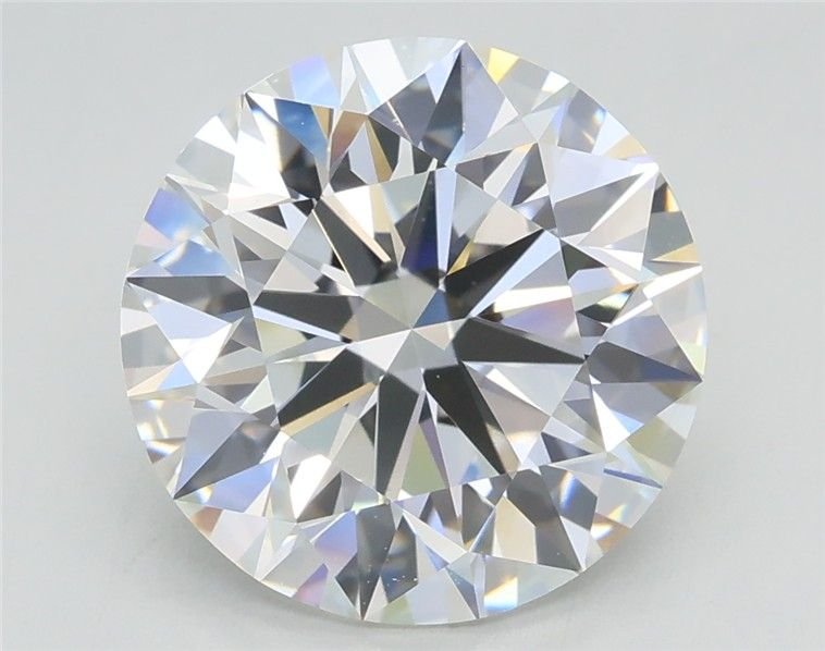 4.04ct F VVS2 Rare Carat Ideal Cut Round Lab Grown Diamond