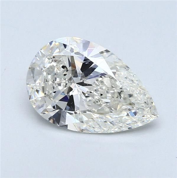 2.00ct J SI2 Rare Carat Ideal Cut Pear Diamond