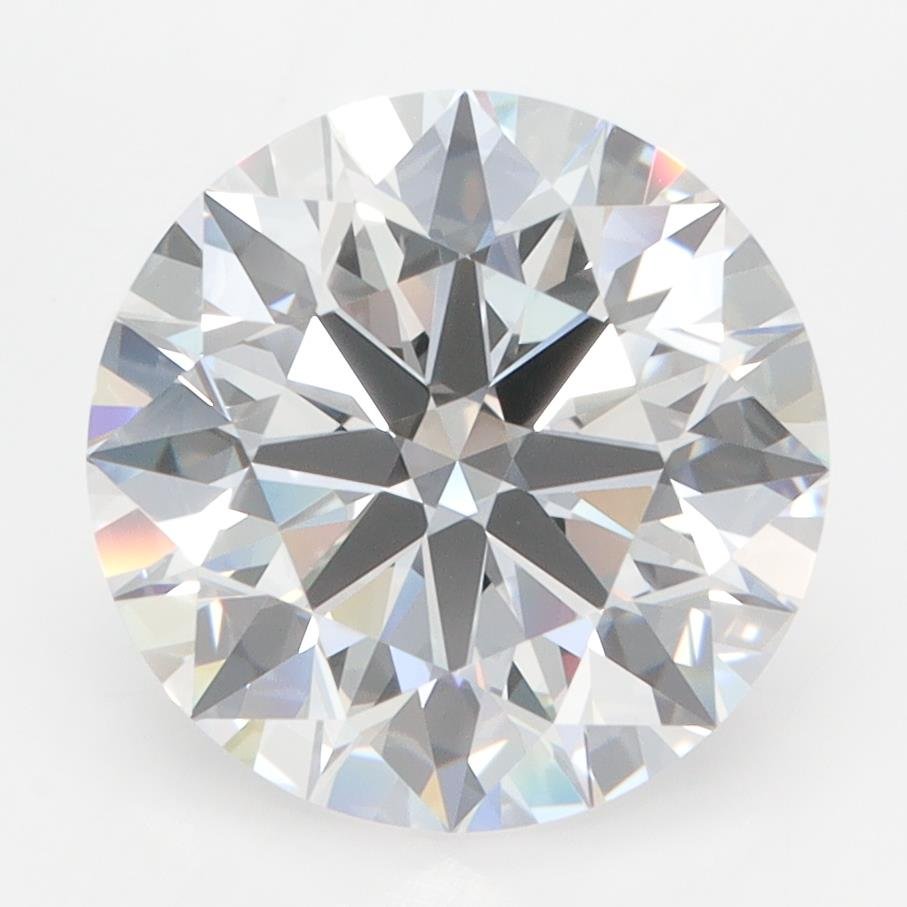 3.98ct D FL Rare Carat Ideal Cut Round Lab Grown Diamond