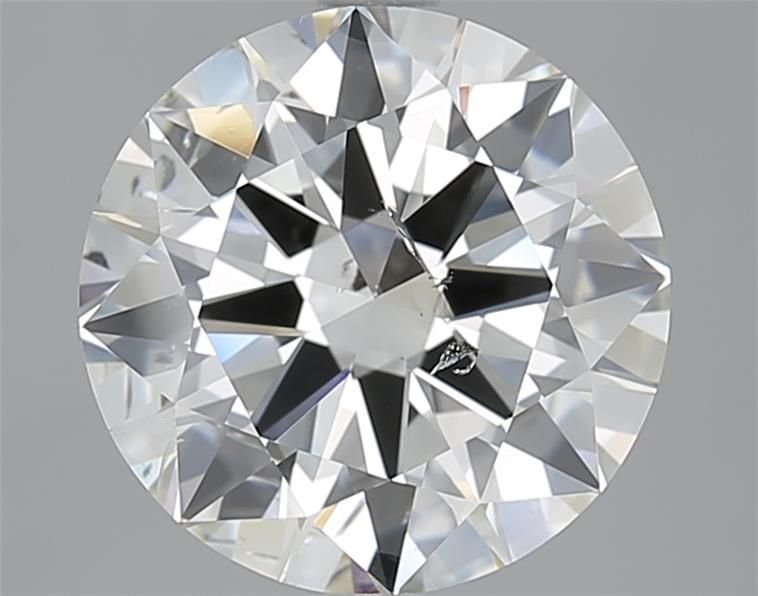 4.01ct J SI2 Excellent Cut Round Diamond