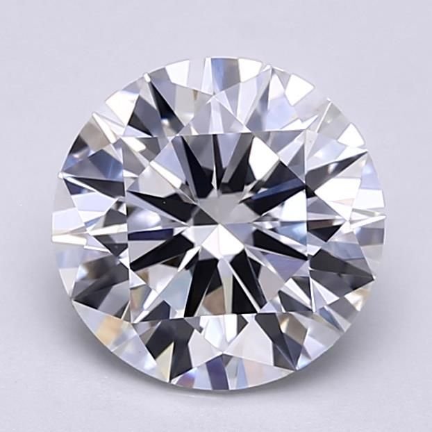 2.58ct E VS1 Rare Carat Ideal Cut Round Lab Grown Diamond