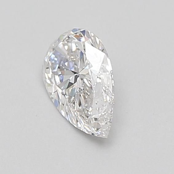 0.62ct D SI1 Very Good Cut Pear Lab Grown Diamond