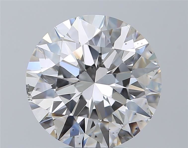 4.03ct G SI2 Rare Carat Ideal Cut Round Diamond