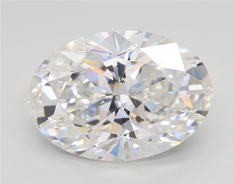 3.50ct E VS1 Rare Carat Ideal Cut Oval Lab Grown Diamond