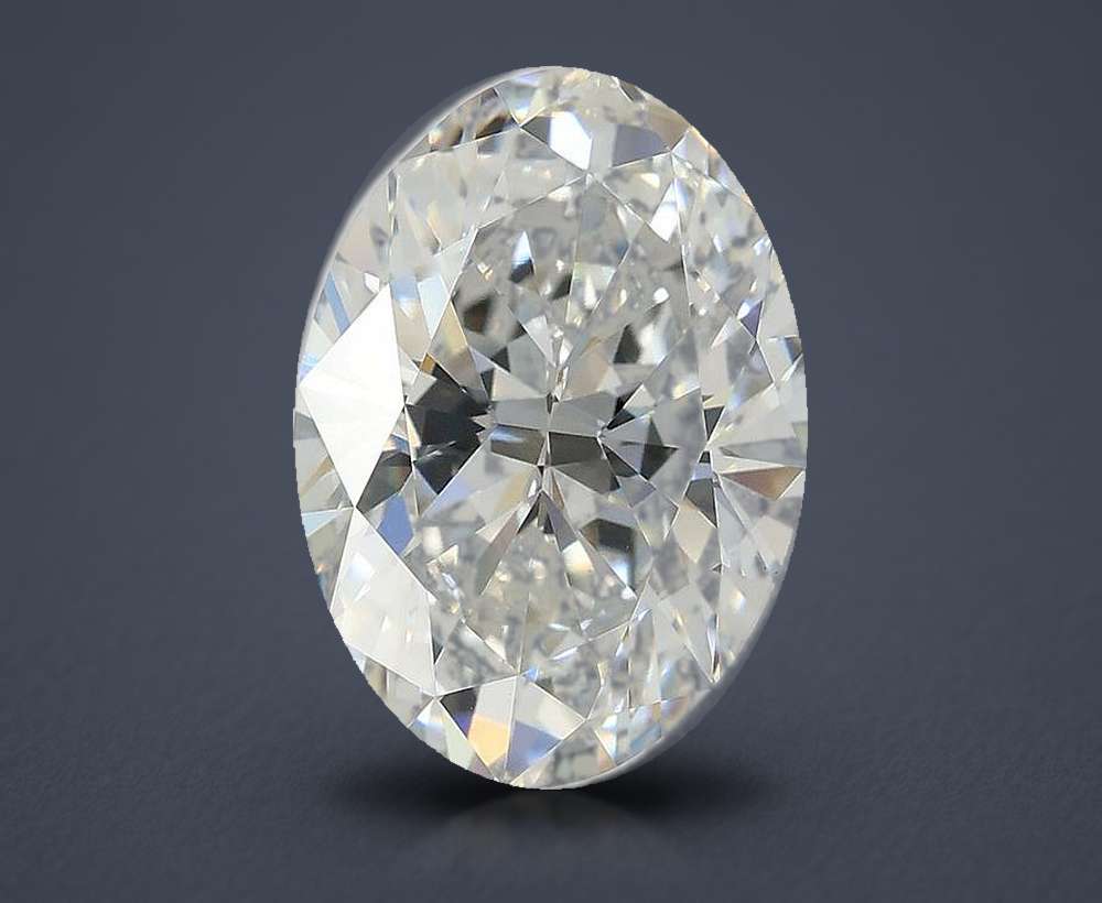 3.04 Carat Oval Lab Diamond