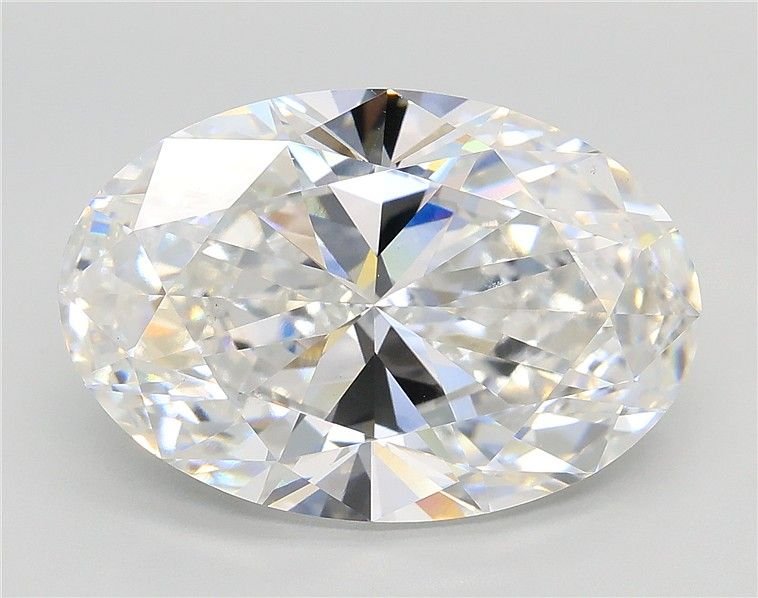 7.02ct E VS1 Rare Carat Ideal Cut Oval Lab Grown Diamond