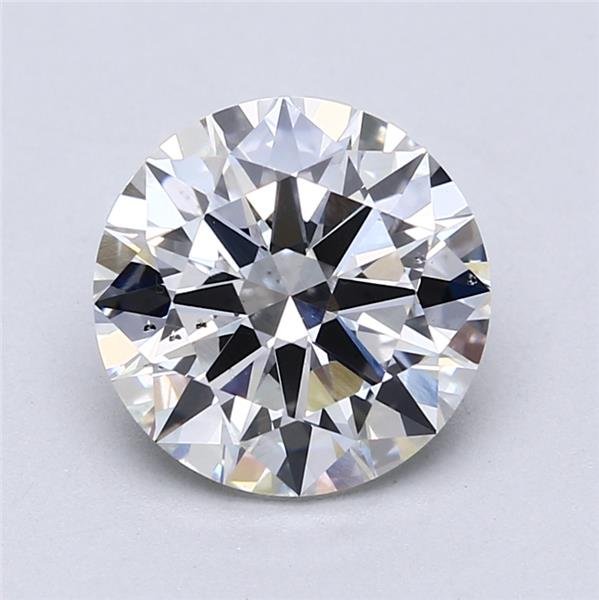 3.01ct E SI1 Excellent Cut Round Lab Grown Diamond