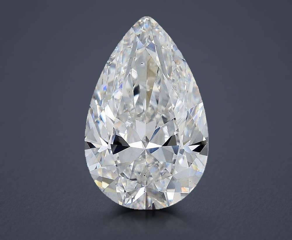 5.51 Carat Pear Lab Diamond