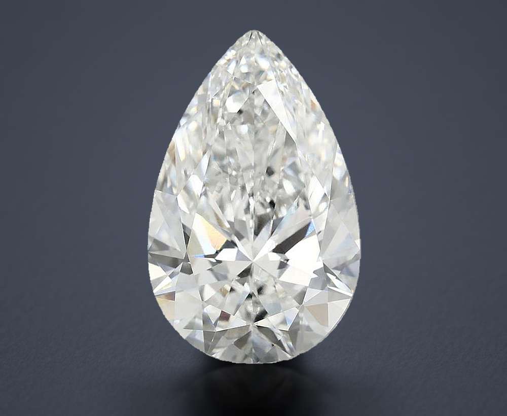 7.44 Carat Pear Lab Diamond