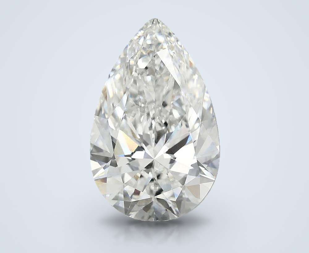 7.44 Carat Pear Lab Diamond