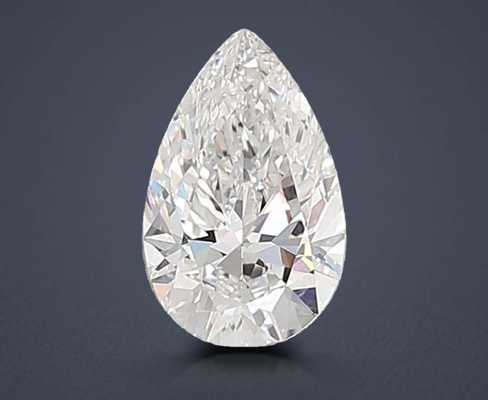3.00 Carat Pear Lab Diamond