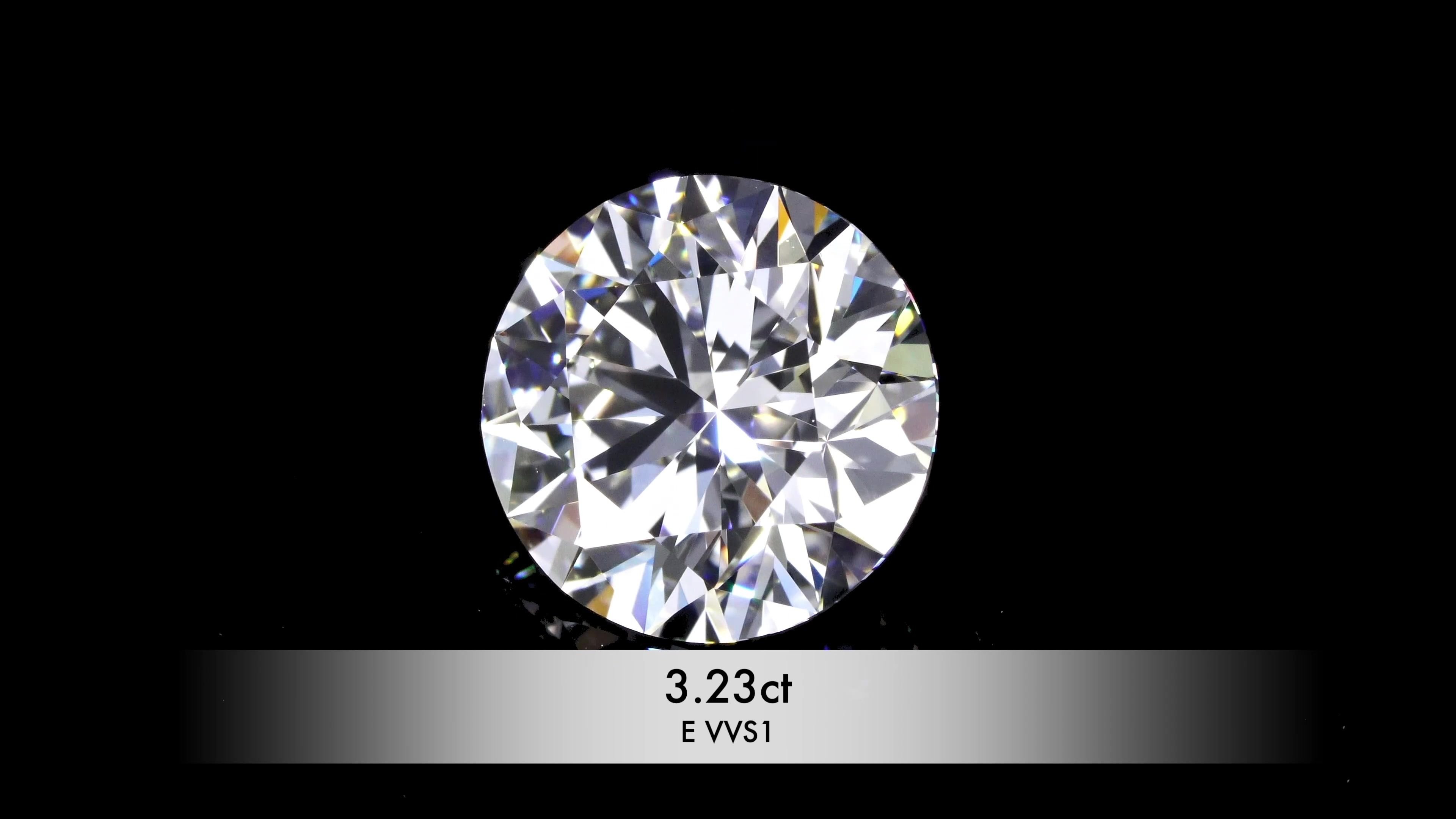 3.23 Carat Round Natural Diamond
