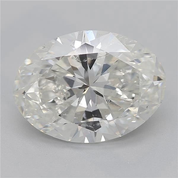 2.56ct I SI2 Rare Carat Ideal Cut Oval Diamond