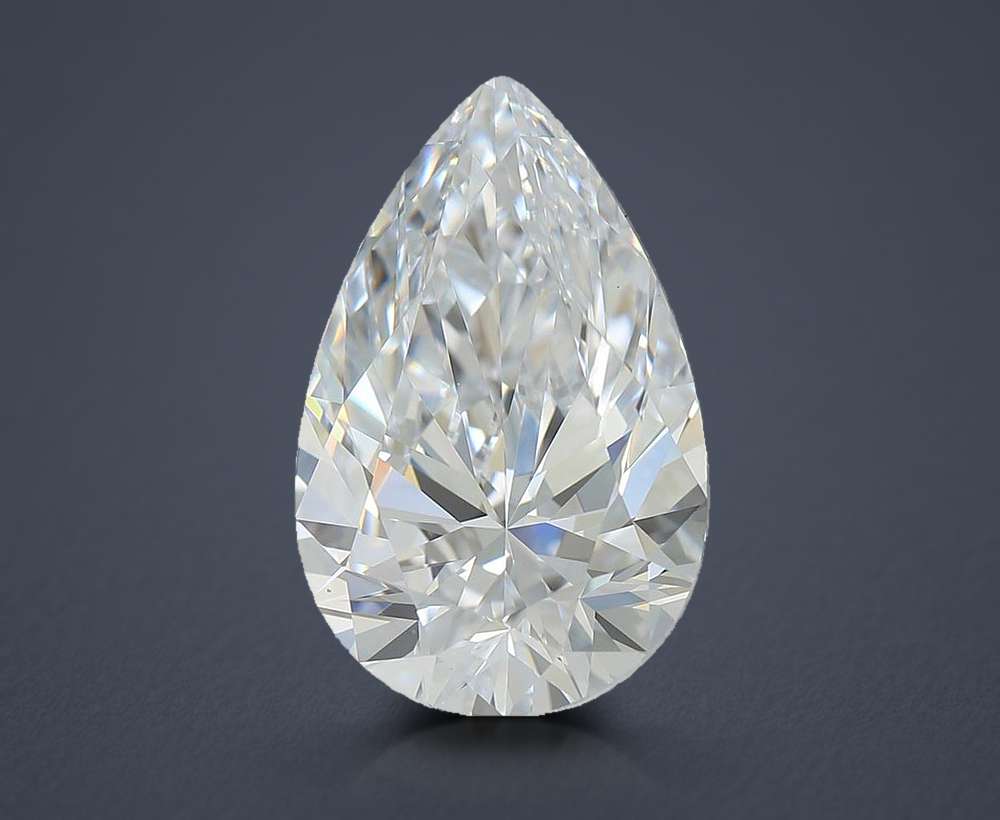 2.54 Carat Pear Lab Diamond