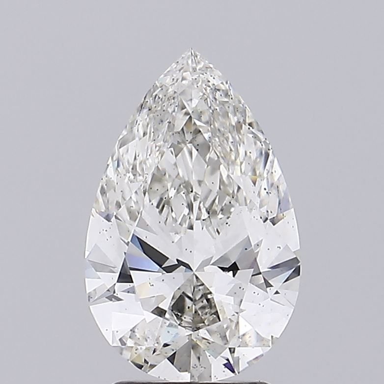 2.52ct H SI1 Rare Carat Ideal Cut Pear Lab Grown Diamond