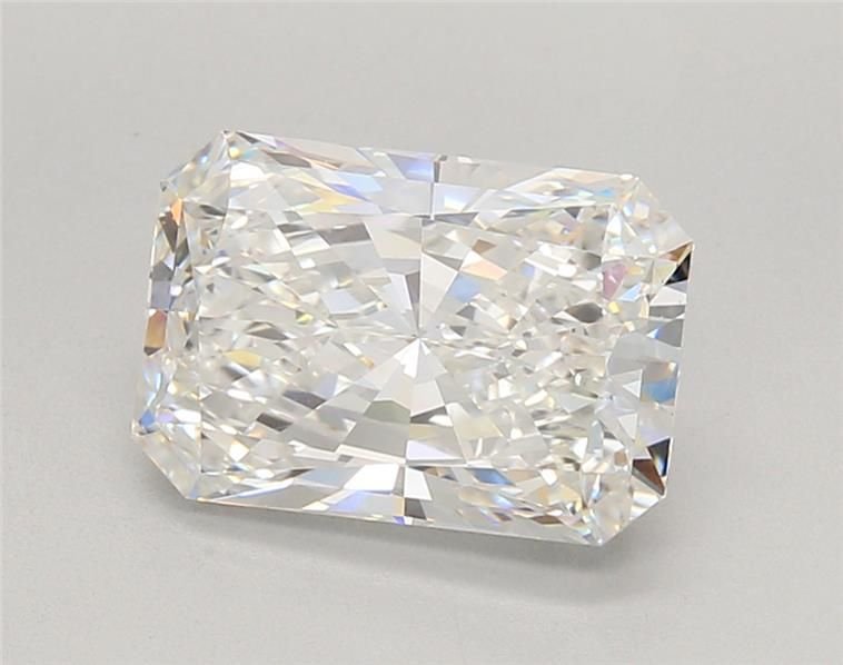 3.05ct E VVS2 Rare Carat Ideal Cut Radiant Lab Grown Diamond