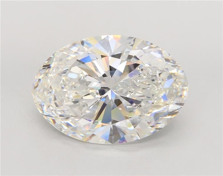 23.73ct F VS1 Rare Carat Ideal Cut Oval Lab Grown Diamond