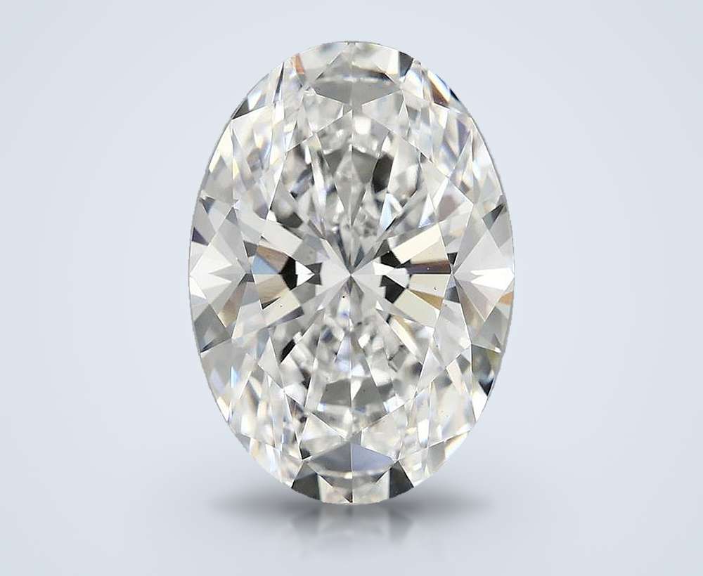 6.10 Carat Oval Lab Diamond