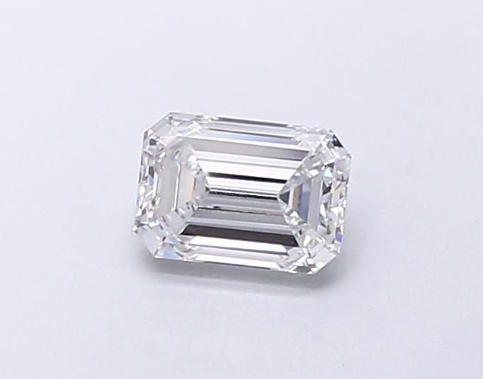 1.08ct E SI1 Rare Carat Ideal Cut Emerald Lab Grown Diamond