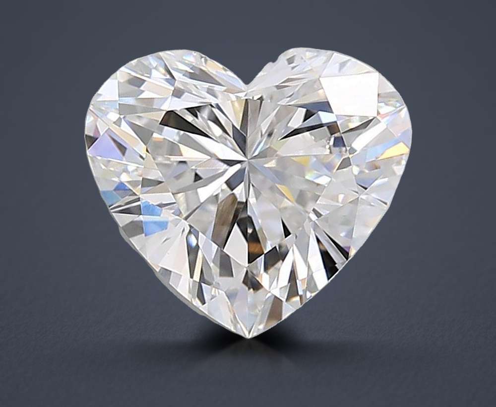 2.50 Carat Heart Lab Diamond