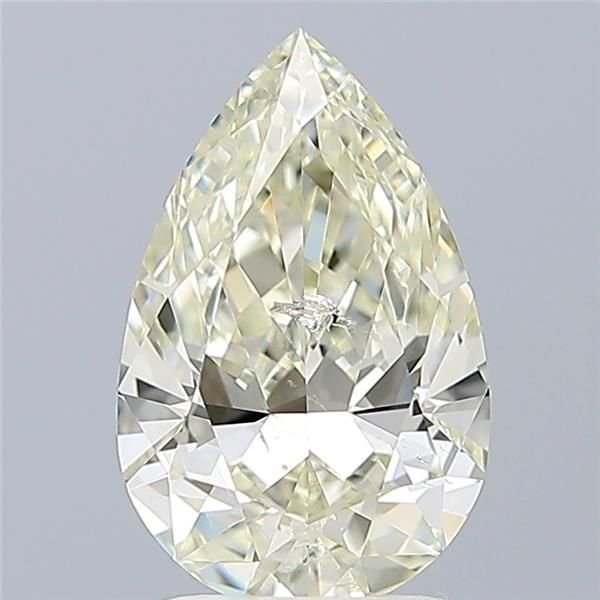 2.01ct K SI2 Rare Carat Ideal Cut Pear Diamond