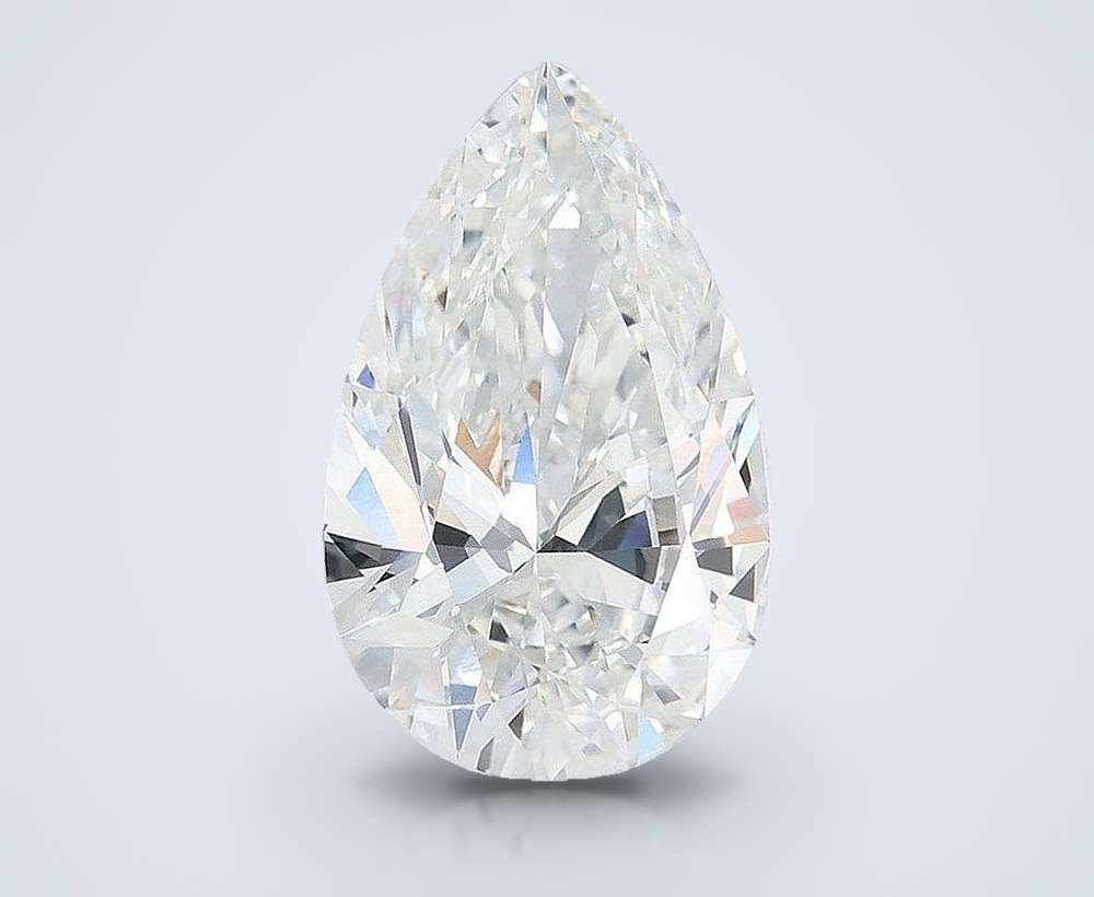 6.03 Carat Pear Lab Diamond