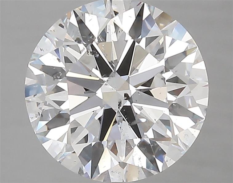 3.21ct D SI2 Rare Carat Ideal Cut Round Diamond
