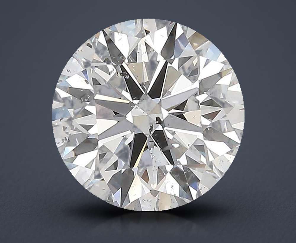 3.21 Carat Round Natural Diamond