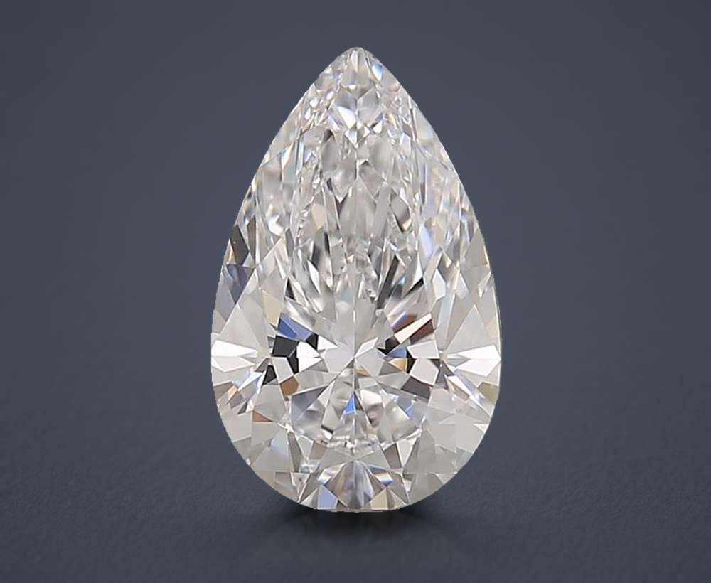 2.00 Carat Pear Lab Diamond
