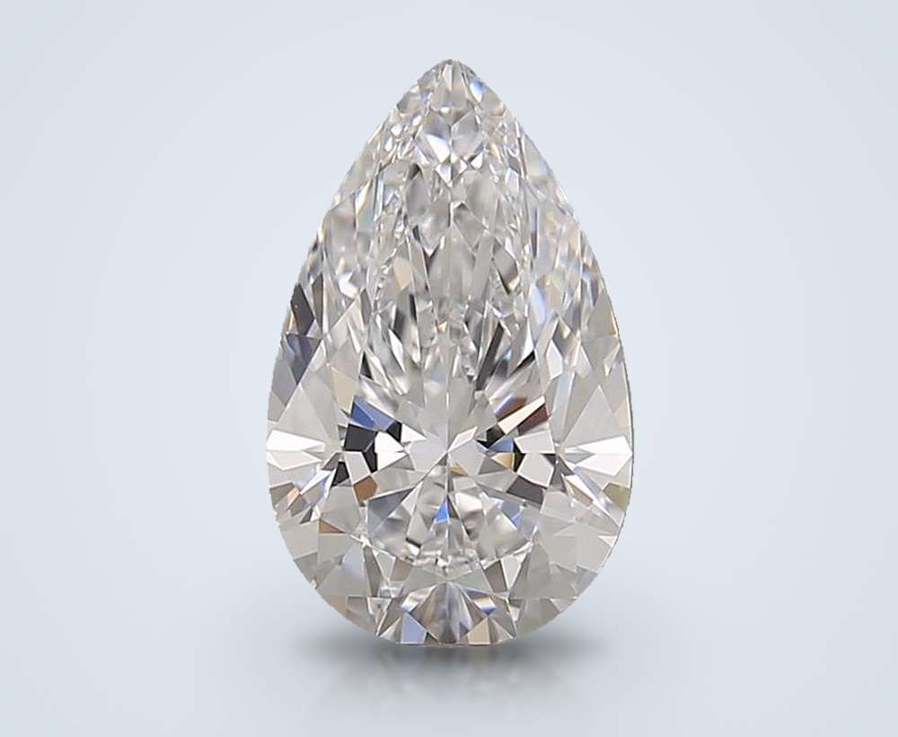 2.00 Carat Pear Lab Diamond