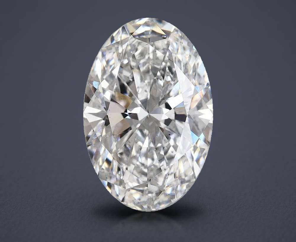 4.85 Carat Oval Lab Diamond
