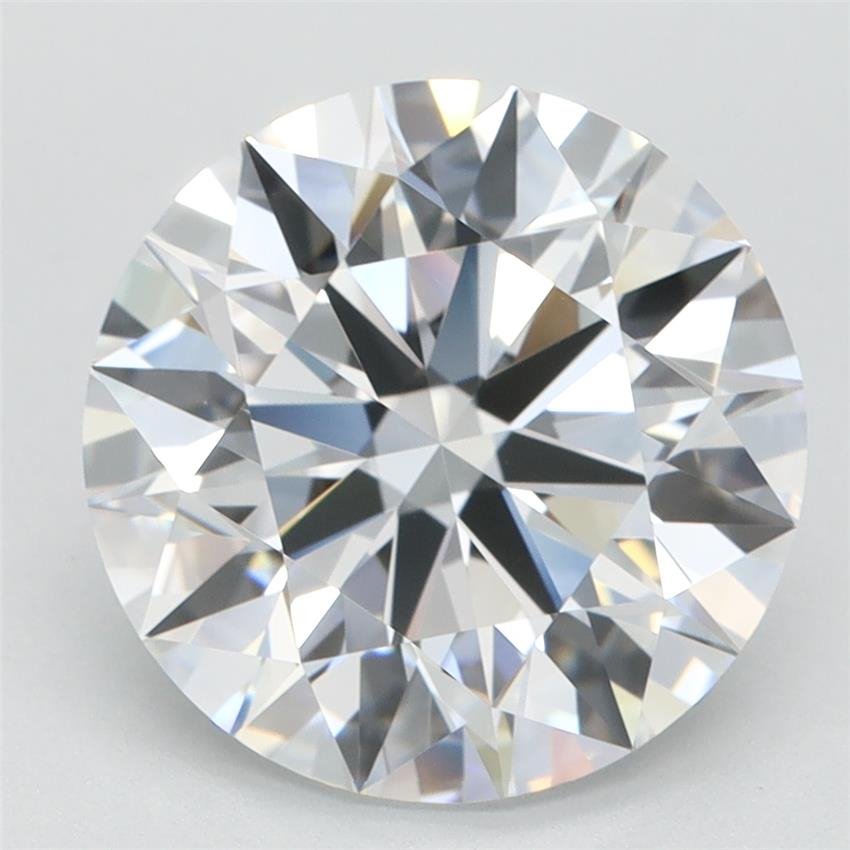 3.46ct D FL Rare Carat Ideal Cut Round Lab Grown Diamond