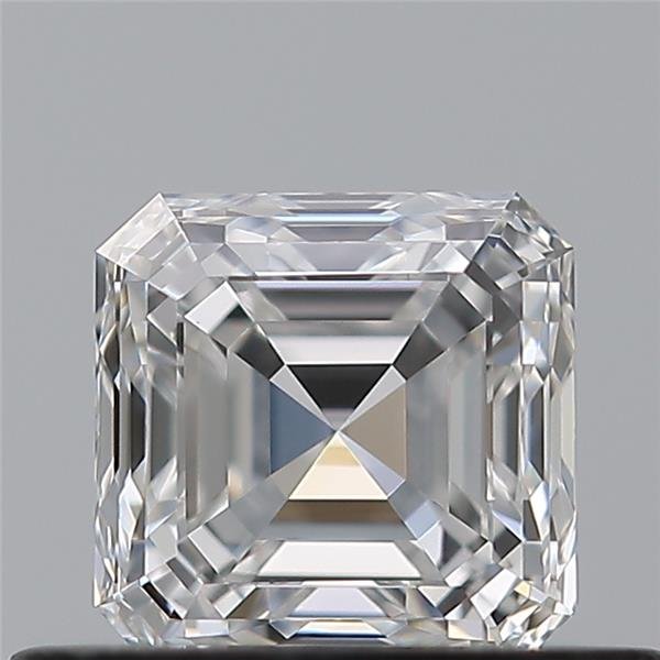 0.51ct E IF Rare Carat Ideal Cut Asscher Diamond