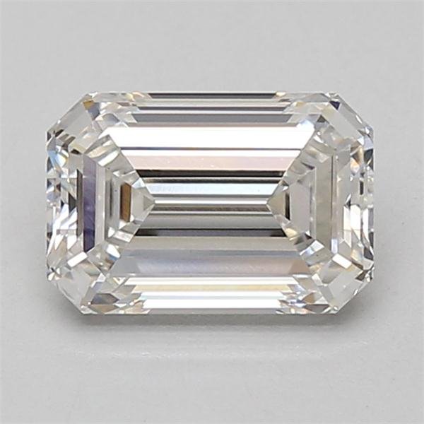 1.59ct F VS1 Rare Carat Ideal Cut Emerald Lab Grown Diamond