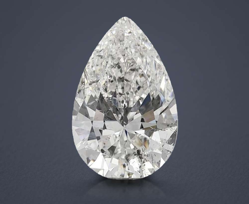 2.01 Carat Pear Natural Diamond