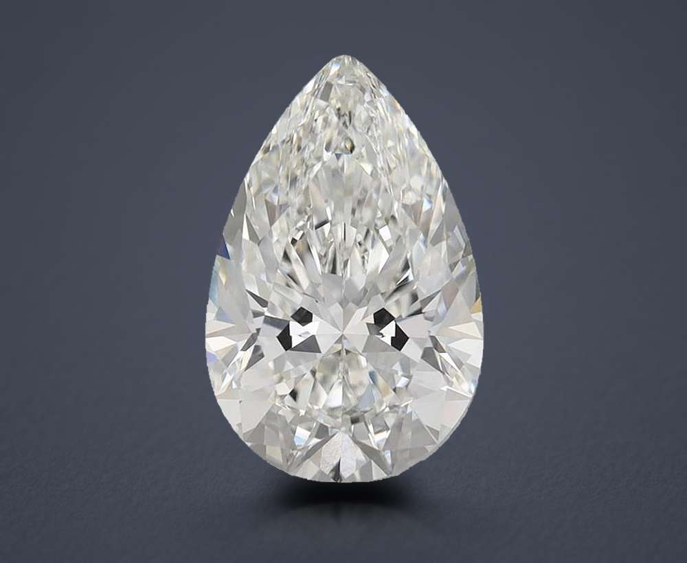 3.68 Carat Pear Lab Diamond