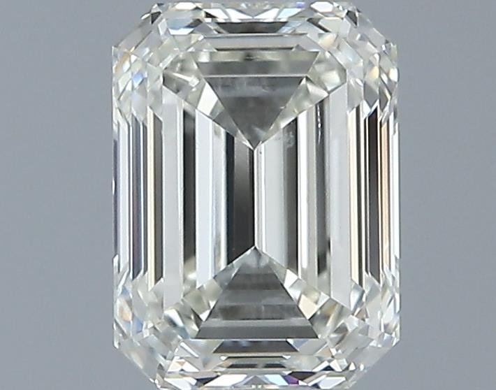 1.20ct K SI1 Rare Carat Ideal Cut Emerald Diamond