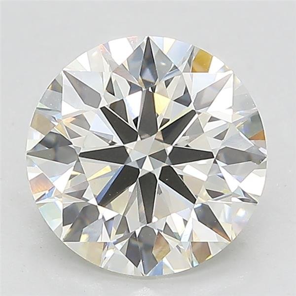 2.46ct J VS1 Rare Carat Ideal Cut Round Lab Grown Diamond